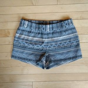 Geometric print pull-on shorts from J. Crew